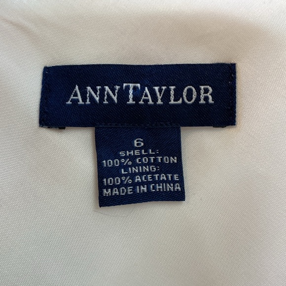 Ann Taylor Strapless Striped Dress, Size 6 - Picture 15 of 16